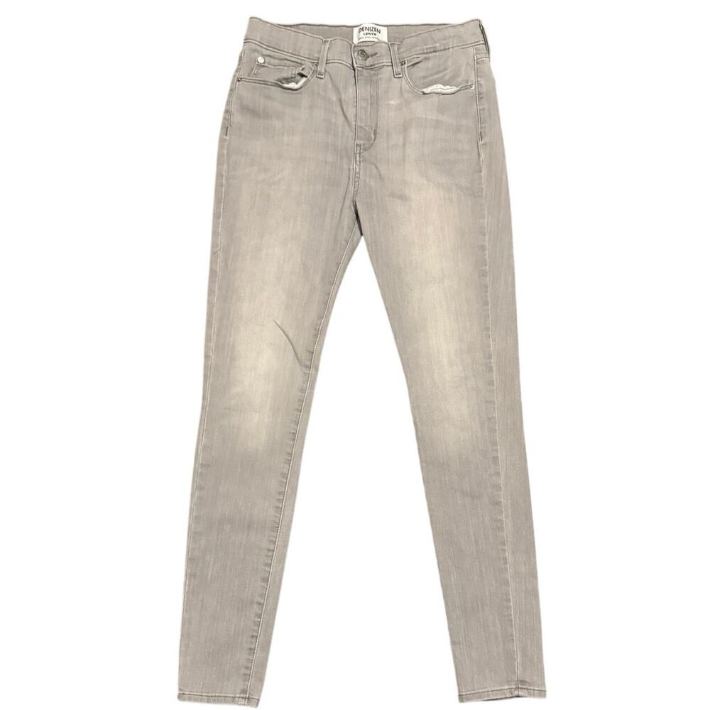 Denizen from Levi's High Rise Jegging Gray Wash Skinny Stretch Denim Jeans 28x27